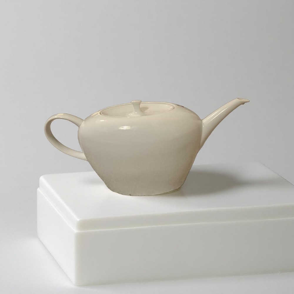 MIKASA PURE RED SL-134 rare TEAPOT COFFEE POT with lid excellent condition - Picture 5 of 10